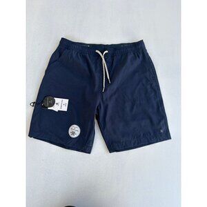 Kenneth Cole Mens Active Compression Liner Navy Drawstring Elastic Waist Size M